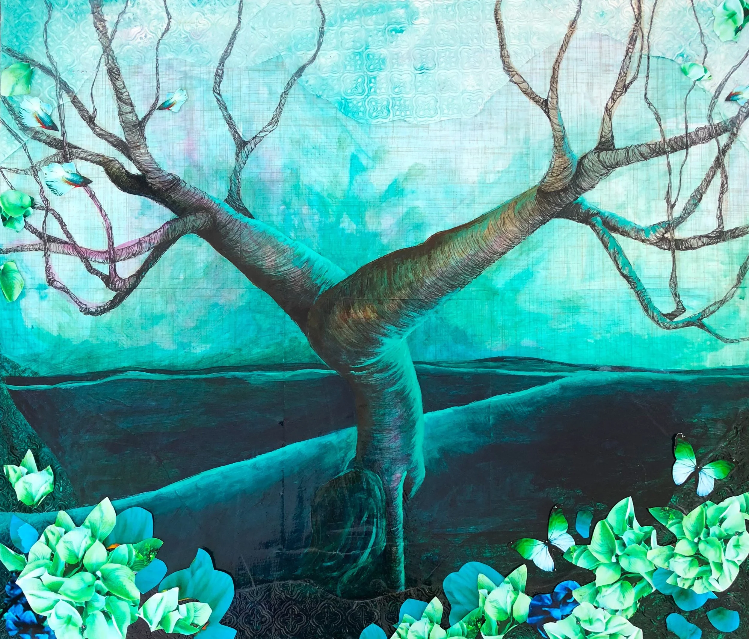 Illuminating Dusk, 28"x32"