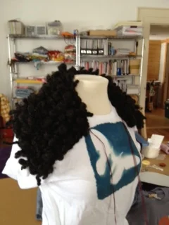 Gertrude didn't have drinks so she is pretty perky - no headaches for her!