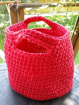 big red basket