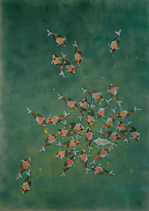 Koi No. 22 | Portrait | 53 x 32 inches