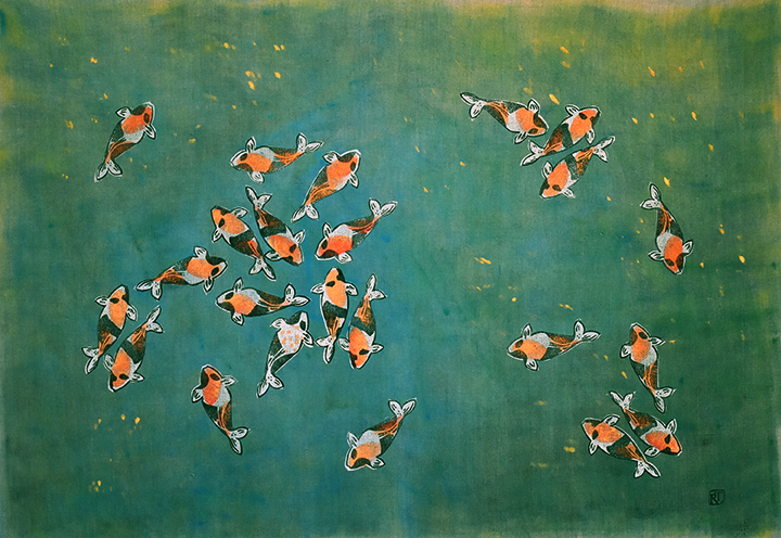 Koi No. 21 | Hot Day | 35 x 53 inches