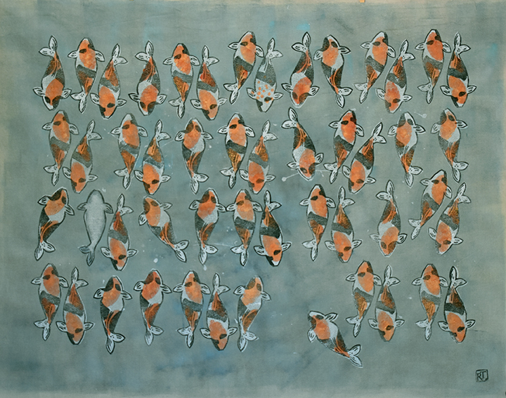 Koi No. 9 | Order | 34 x 43 inches