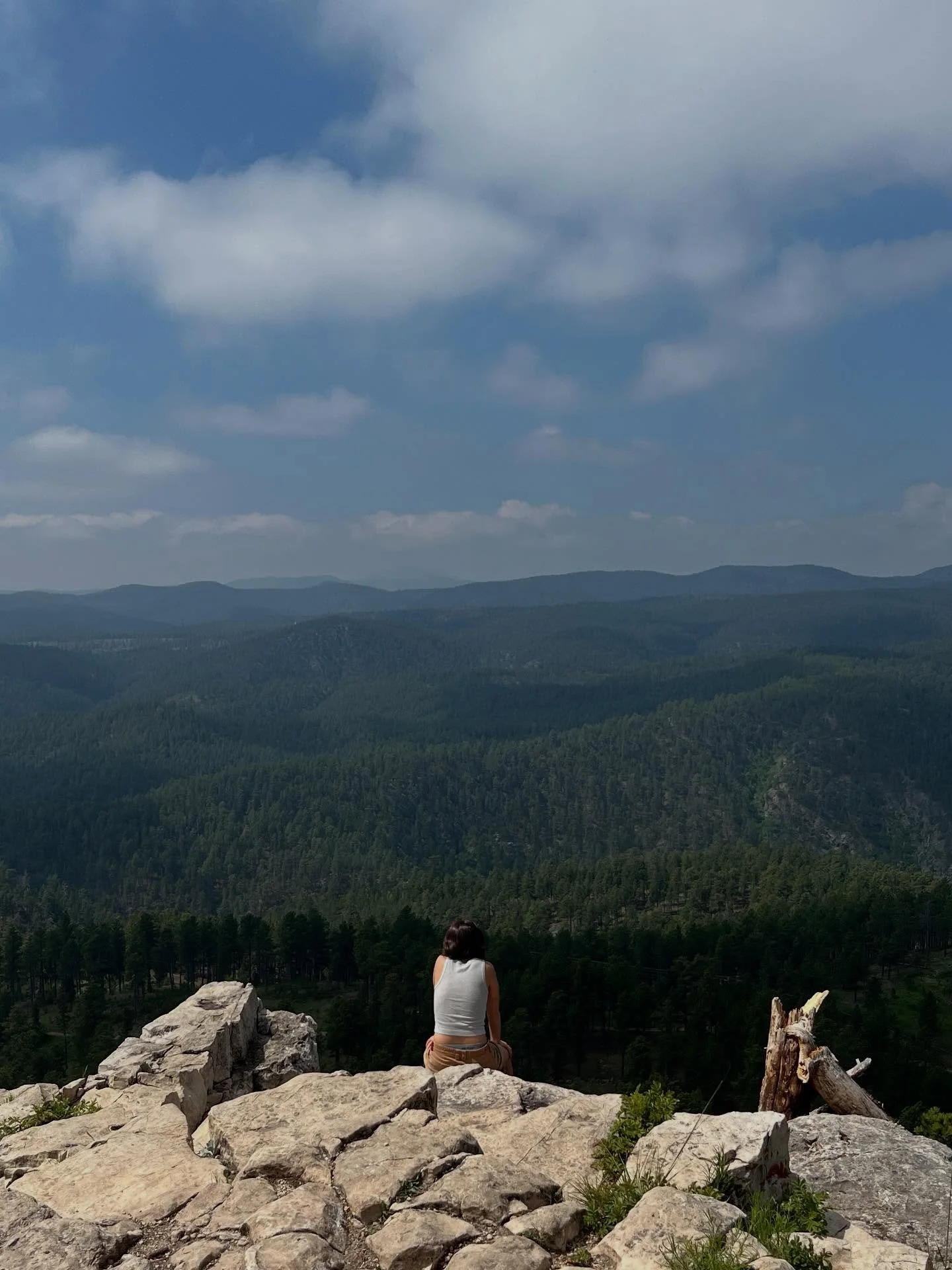 Seven days of driving in eight states.
Two thousand, five hundred miles.
Seven thousand, five hundred fifty feet of elevation as we cross the continental divide,
Buzz by the geographic center of the United States.

The pictures I didn&rsquo;t take - 