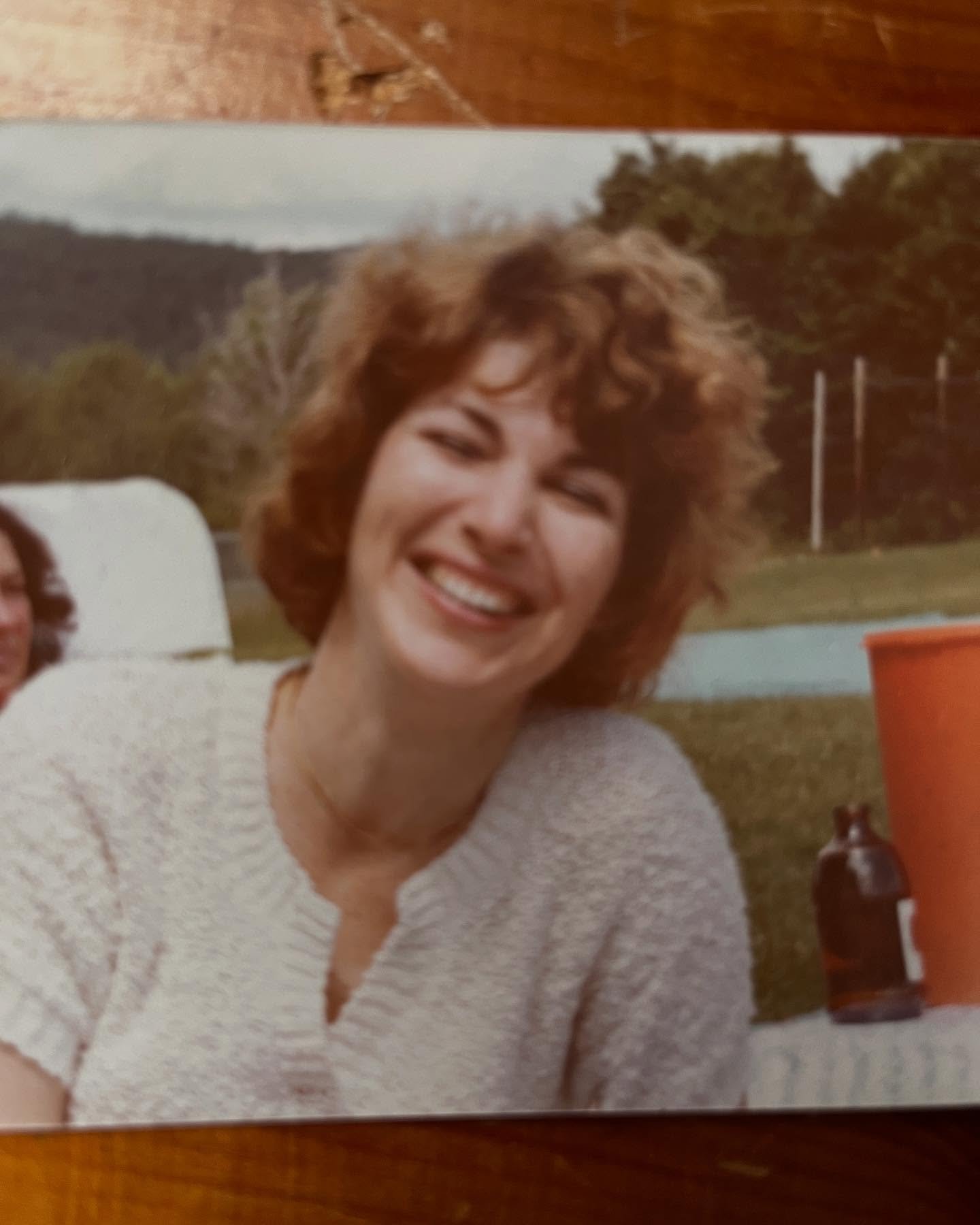 She was twenty-two when I was born. 
She loved red lipstick and smoked when she wrote letters.
She made the best lemonade from scratch and never let us drink soda except at picnics.
She loved to read, still does, and introduced me to the public libra