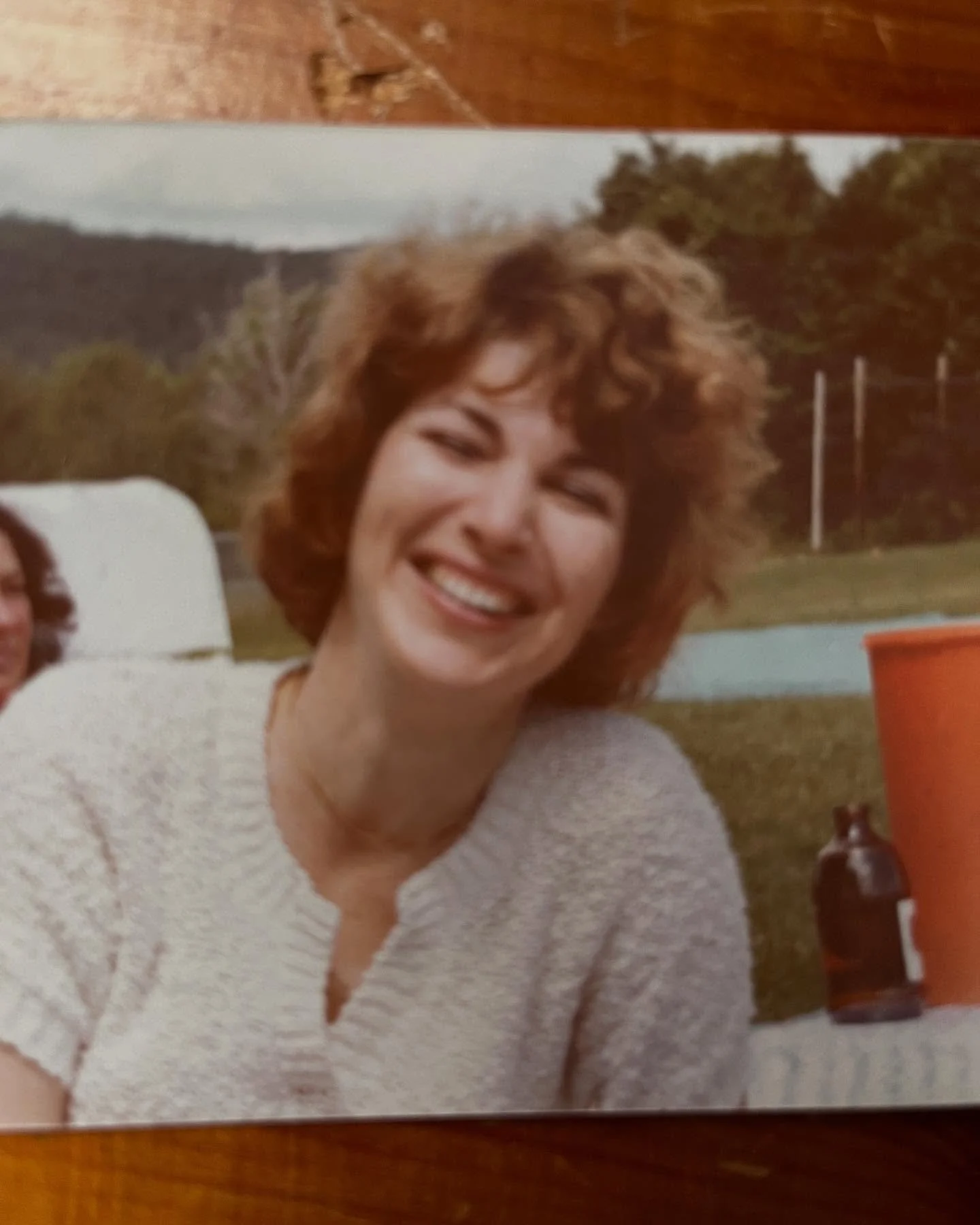 She was twenty-two when I was born. 
She loved red lipstick and smoked when she wrote letters.
She made the best lemonade from scratch and never let us drink soda except at picnics.
She loved to read, still does, and introduced me to the public libra