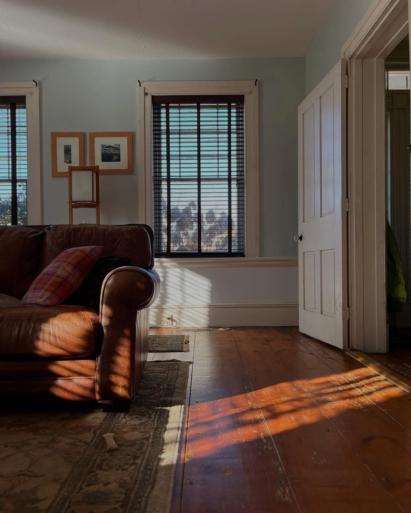 Home&hellip; all lines, angles, and shadows.
Late winter light.
Missing the girl.