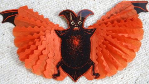 Vintage Halloween Bat with Suction Cup by Bully 80/90 he years 