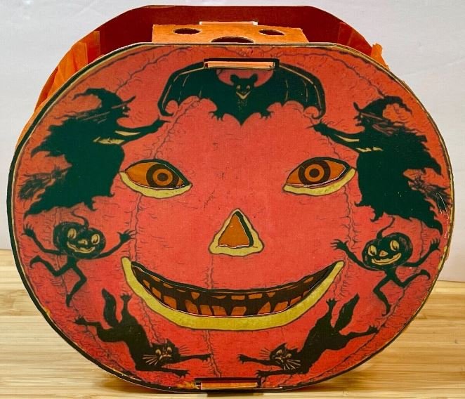 Jack-O-Lantern Double Sided Pumpkin Table Lantern Halloween Decor ...