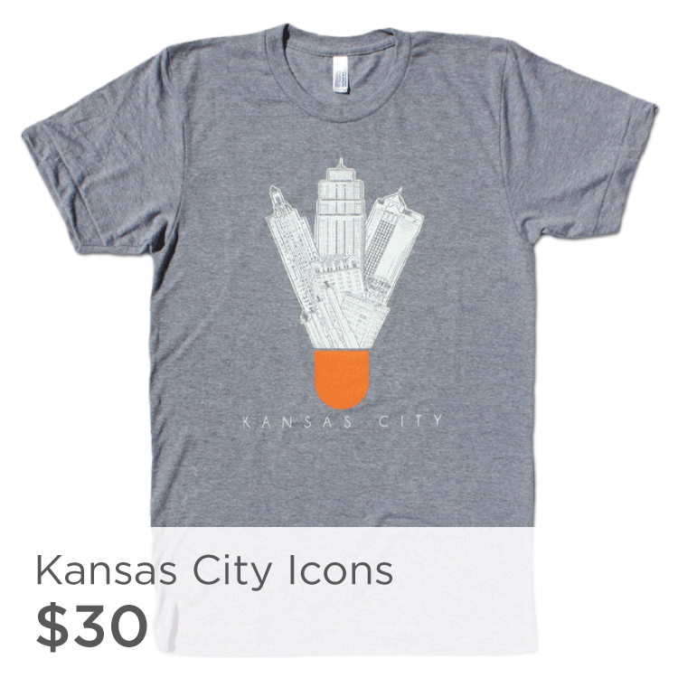 Kansas City Shuttlecock Icons Shirt