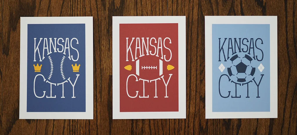 Kansas City Sports Prints (Set of 3)