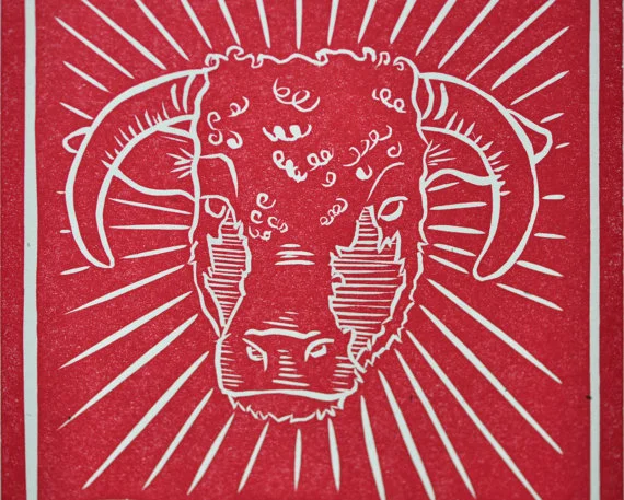 Kansas City BBQ Letterpress Print