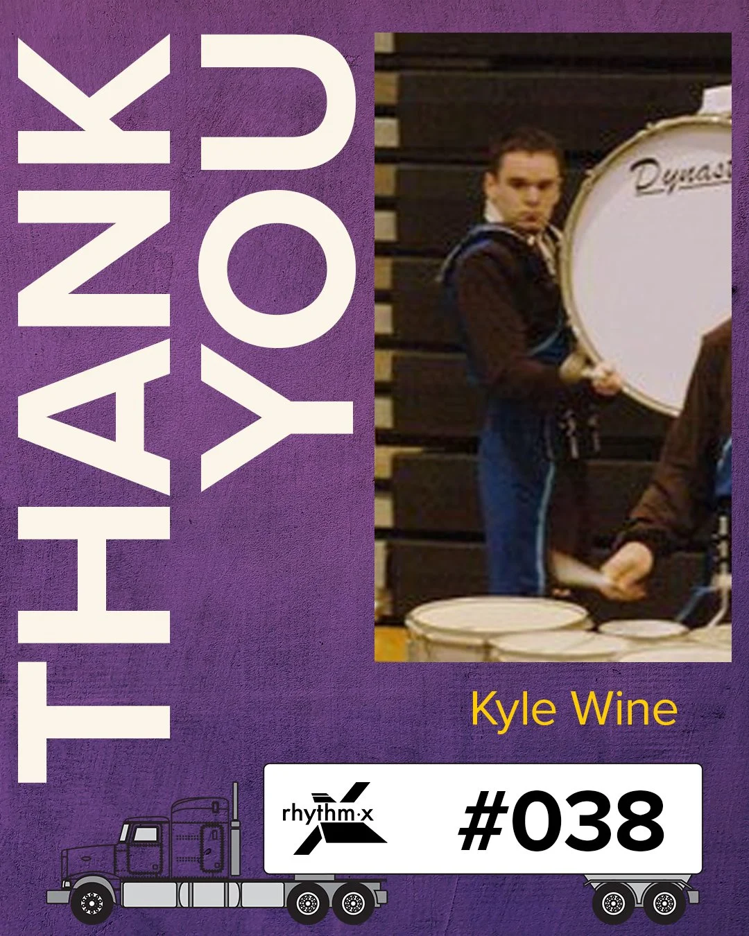 Shoutout to #038, #238, #459, #349 Tyler Fass' Family for donating! 🚚 The alumni support we have seen in this campaign has been amazing! 🤩 Thank you Kyle, Michael, Ryan, and Tyler!