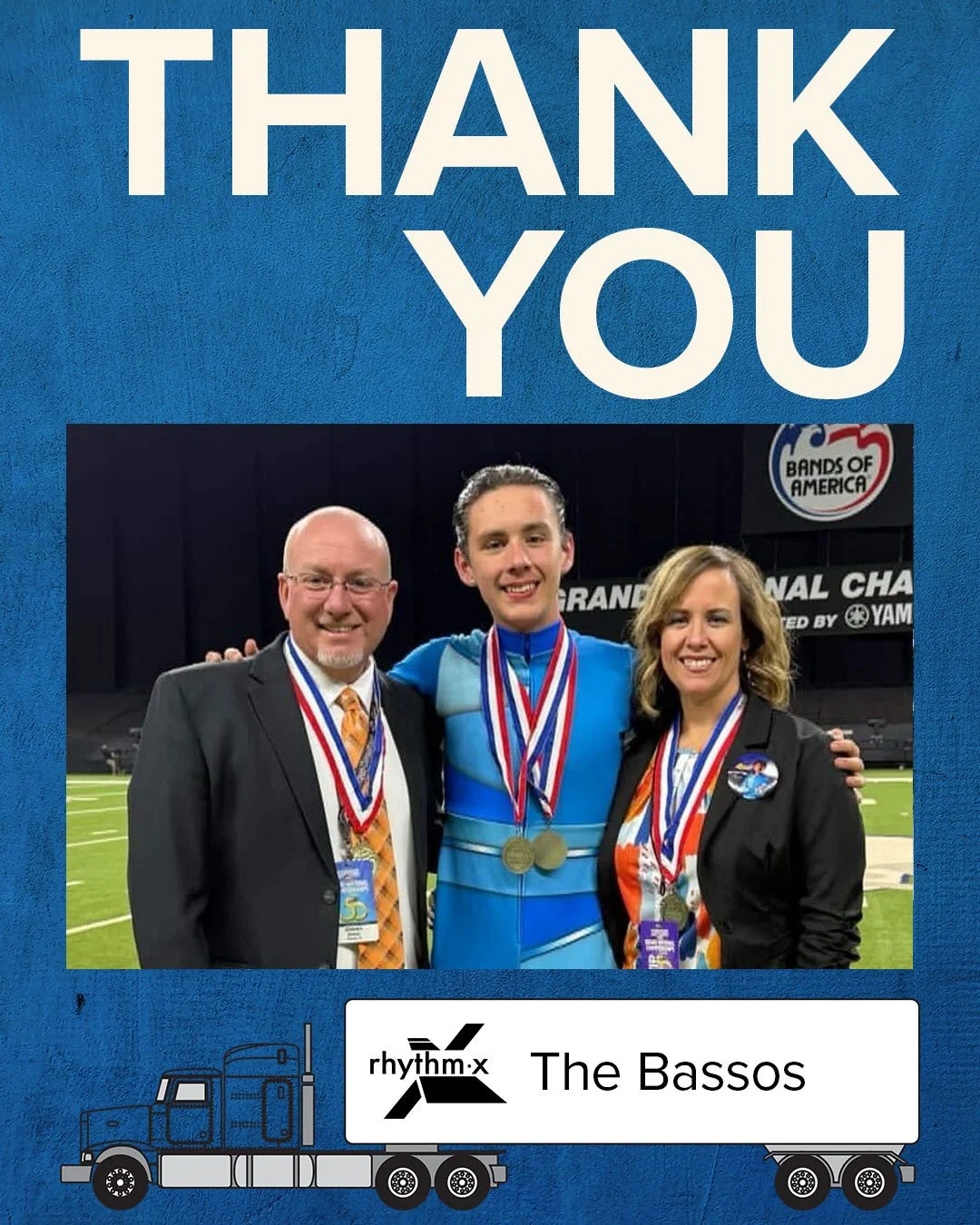 Some powerhouse duos helping us get closer to our new truck! ⚡⚡

We appreciate our friends from IPA, Jeremy and Brooke Basso; visual masterminds, Jon and Corrinne Millsap; and one of our newest board members along with one of our most supportive alum