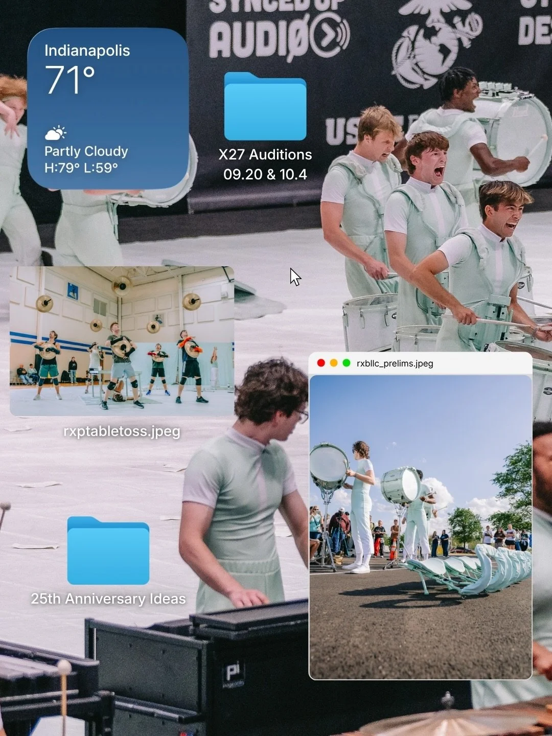 Cleaning up the desktop before X27 💻

#RhythmX #X27 #WGI #WGI2027 #WGIPercussion