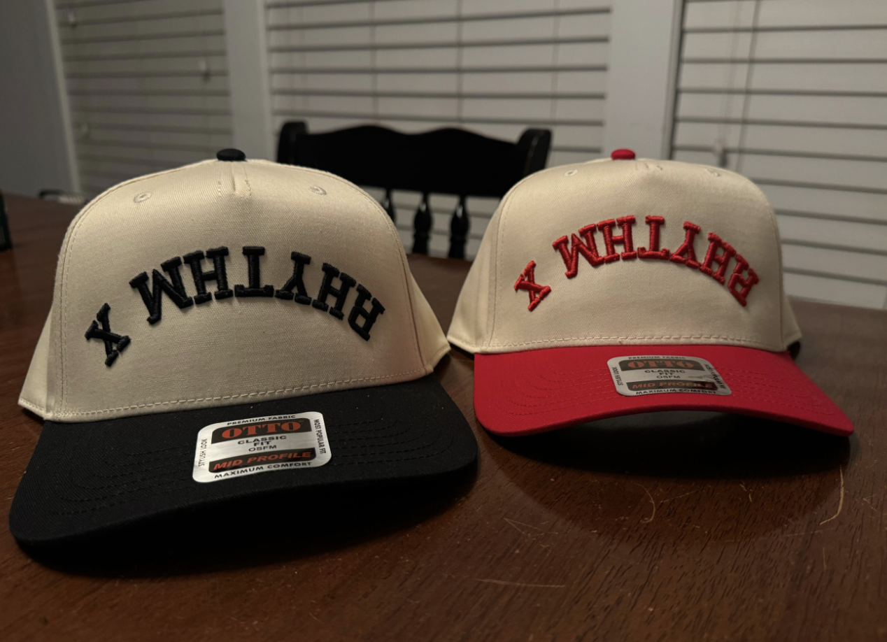 C. Upside Down " Rhythm X" hats