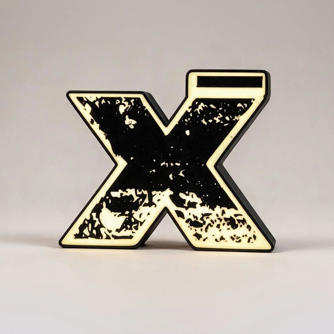 Illuminated "X" Logo Display Piece - Preorder