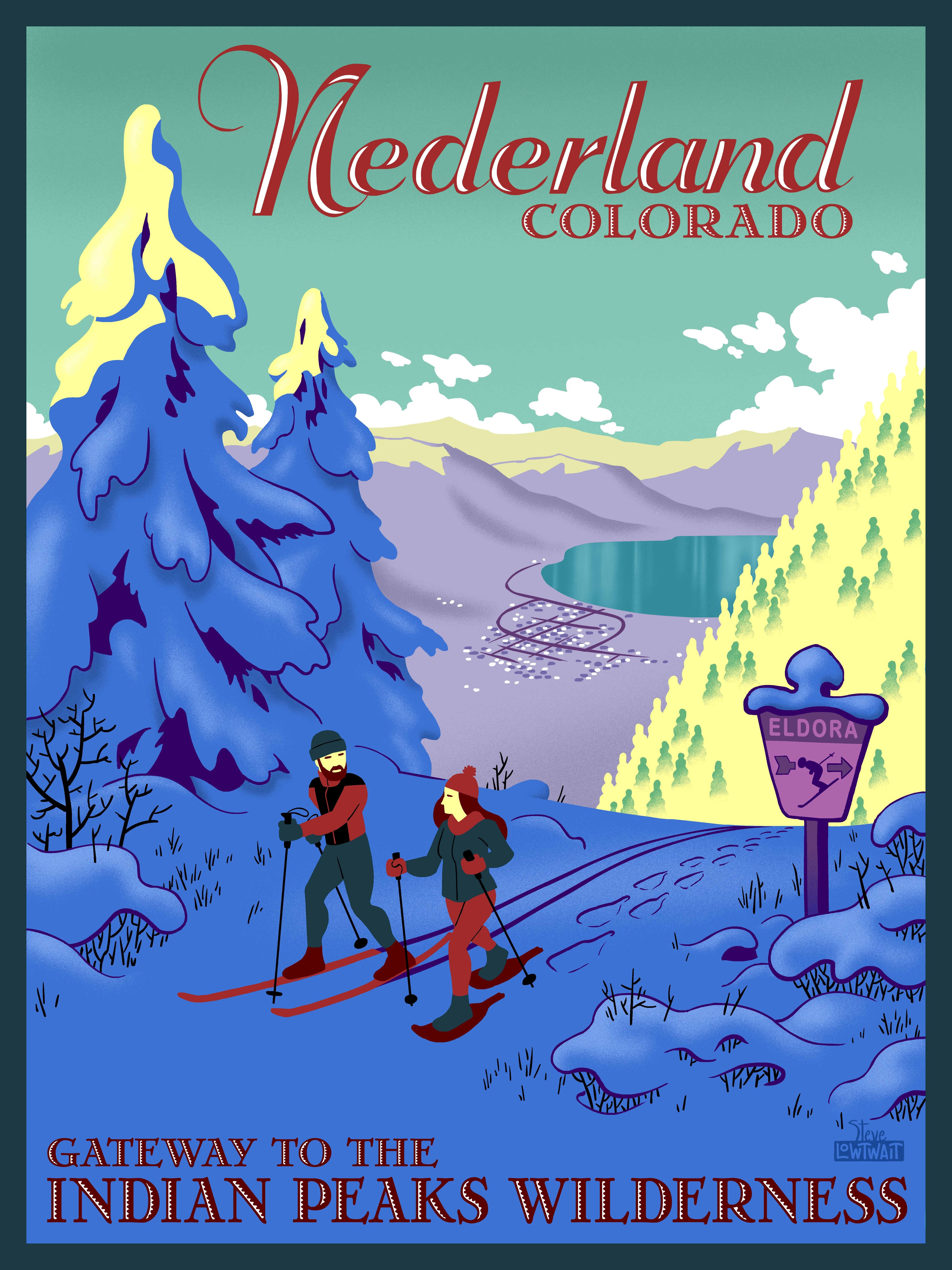Nederland Winter poster