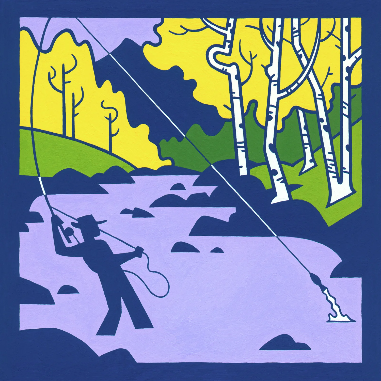 Boulder Creek • 8x8 unframed.
