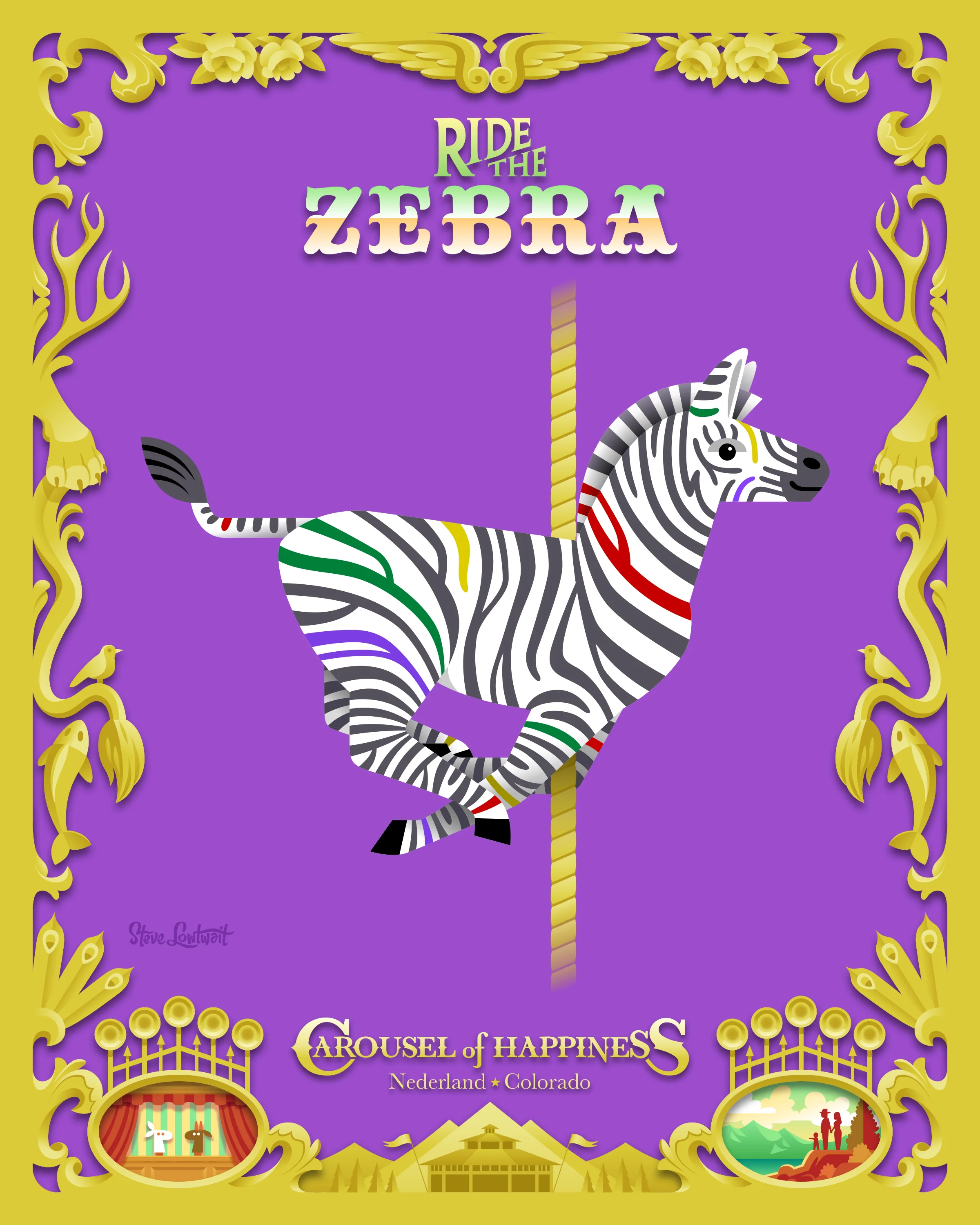 Ride the Zebra poster
