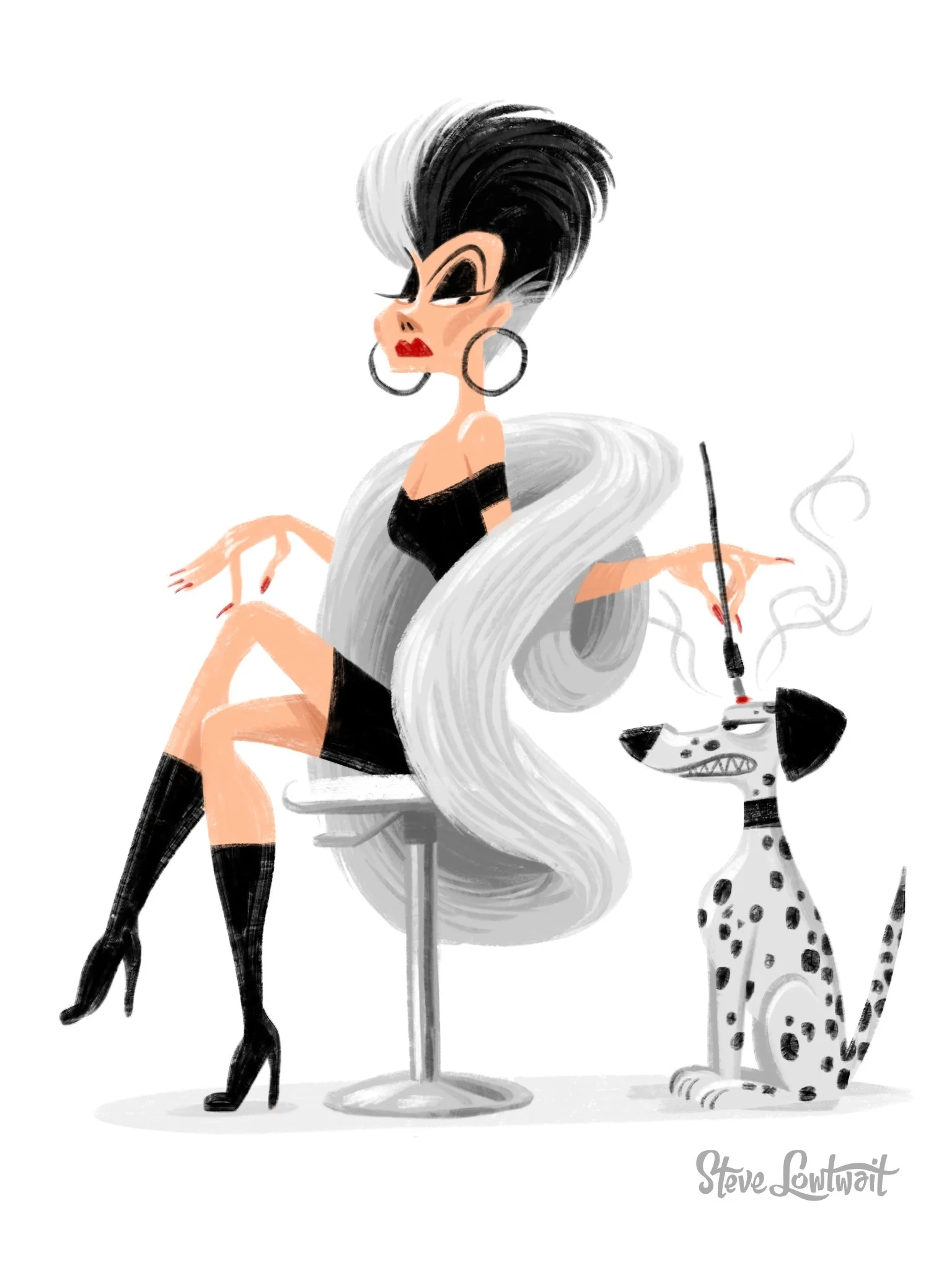 Modern Cruella de Vil
