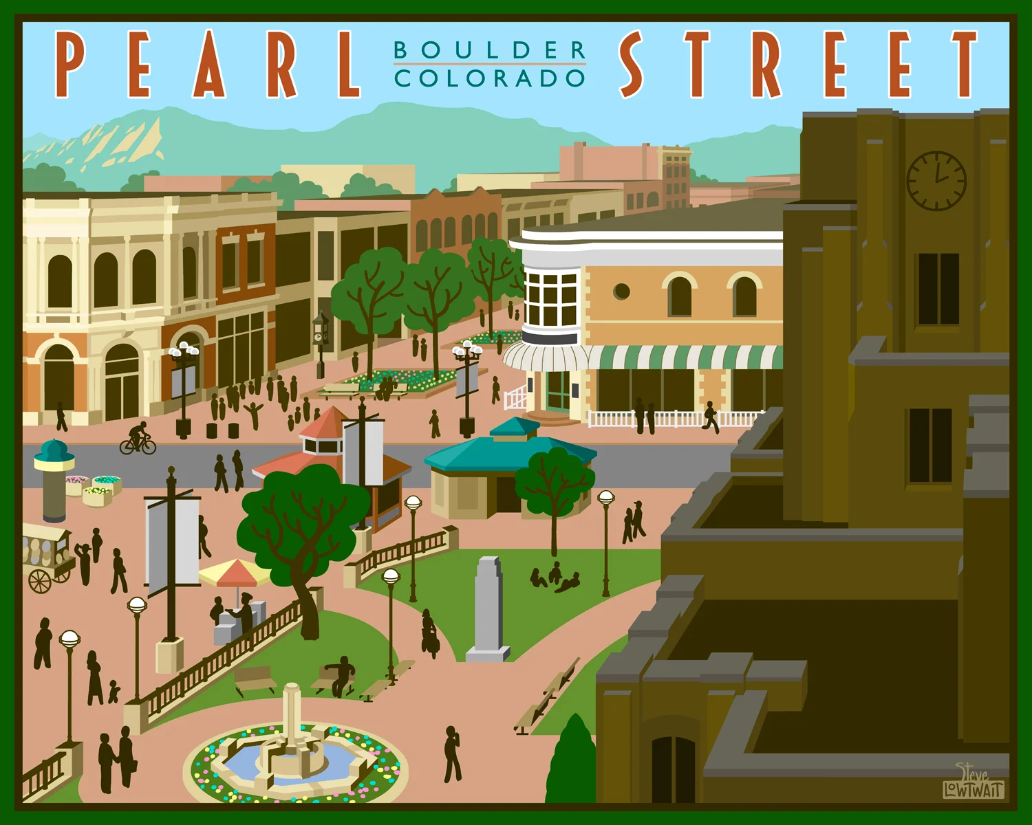 Pearl Street Mall - Boulder, Colorado • Buy