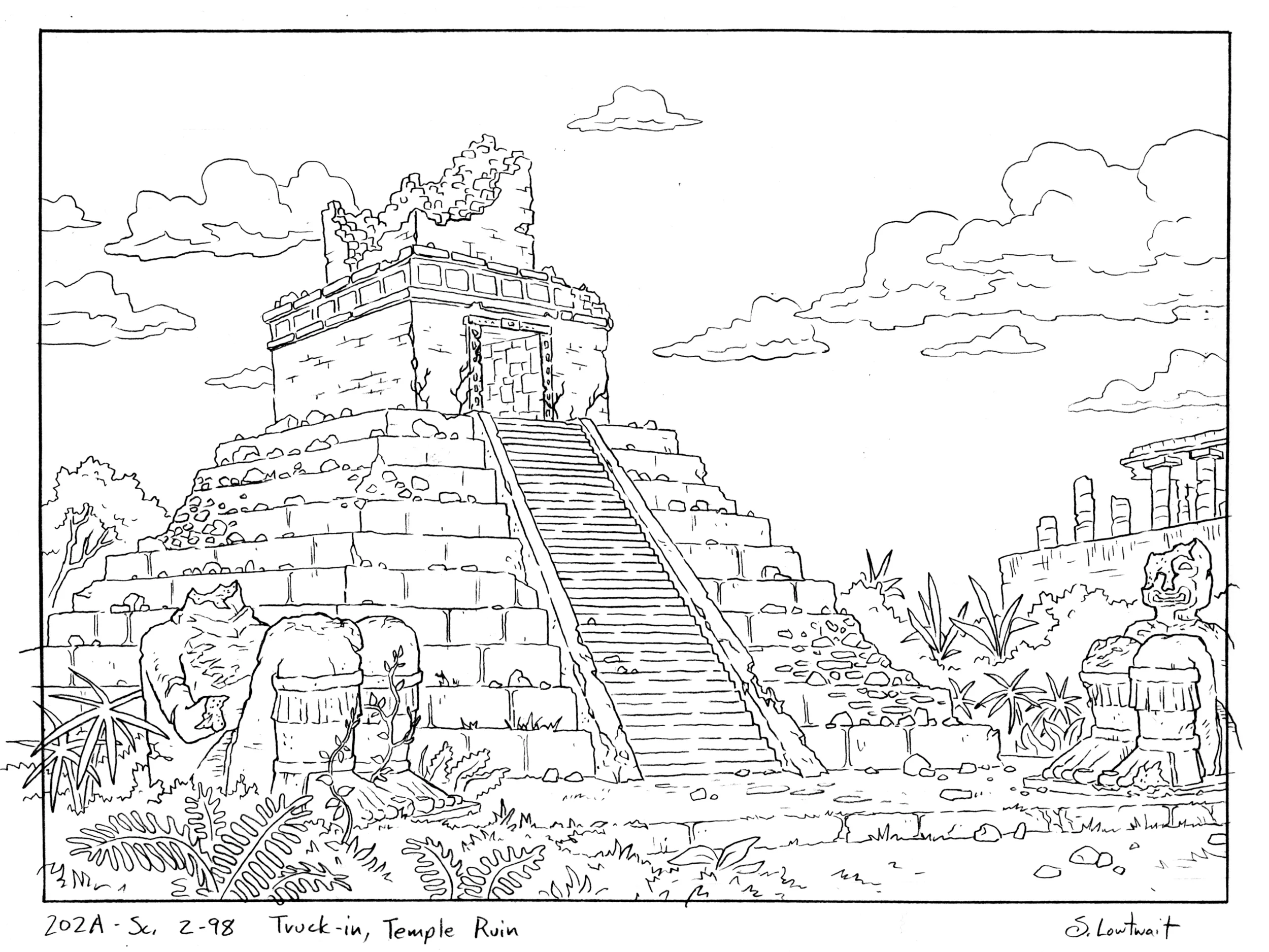 Other Mayan ruins from the episode exploring the story of Arnold's parents. 