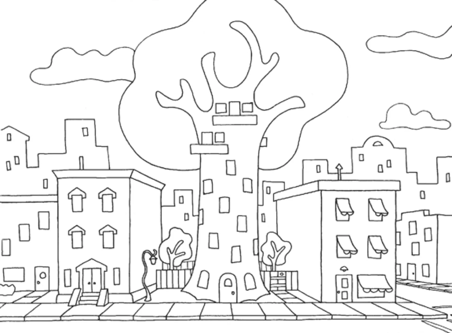 Daisy's apartment building.