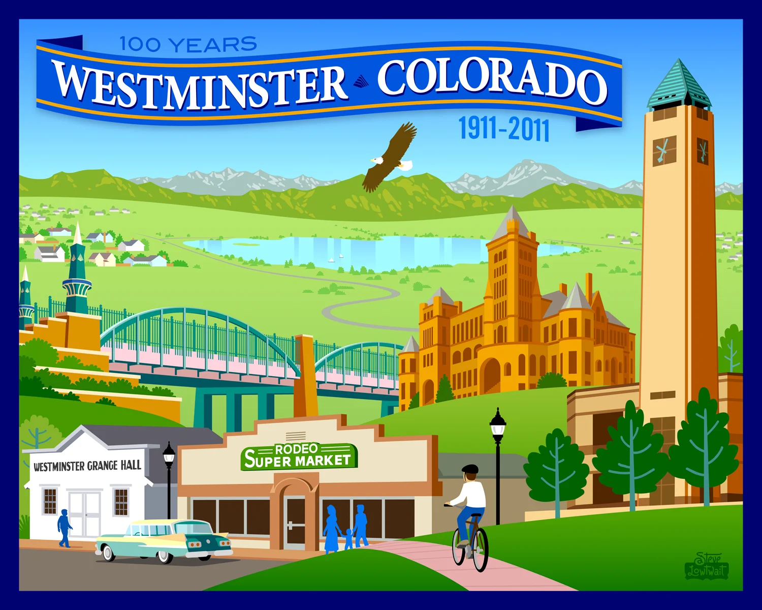 Westminster, Colorado • Commissioned to celebrate the centennial year of this Denver suburb. Client: City of Westminster