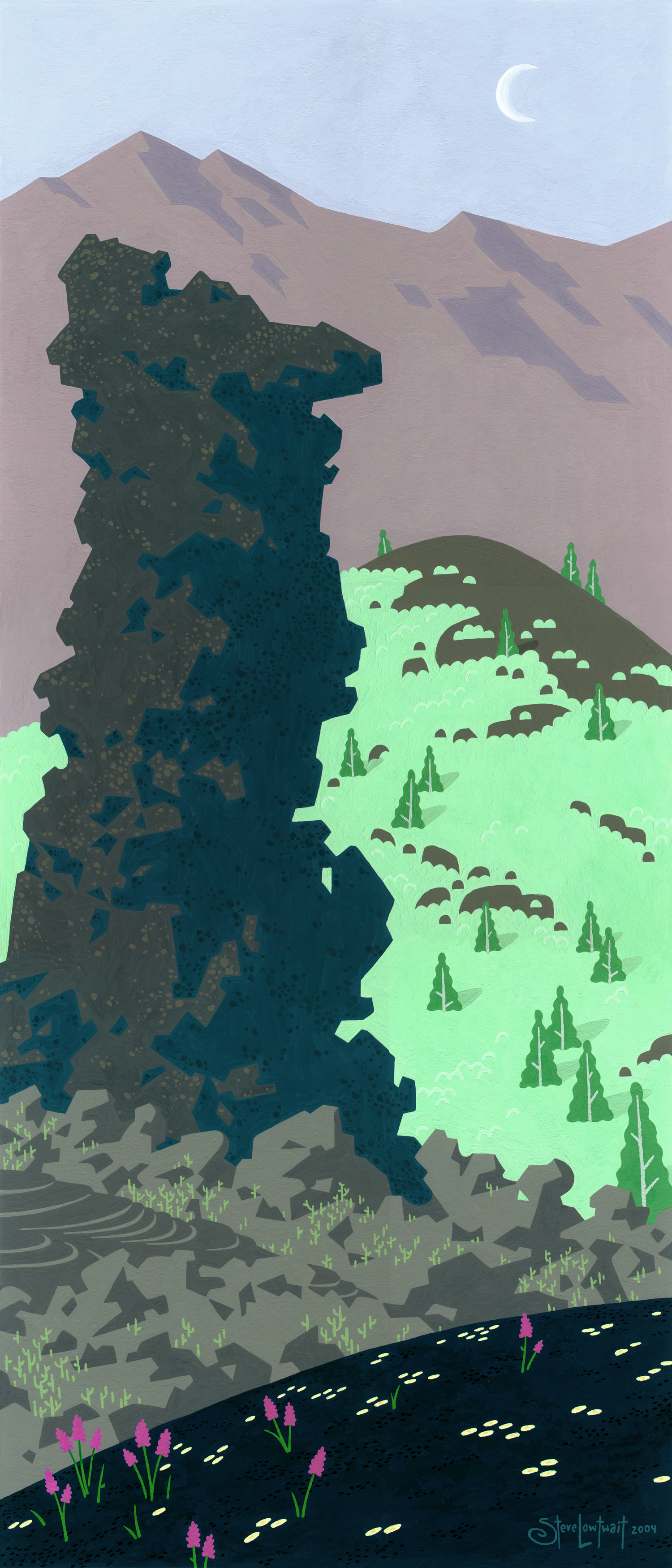 Craters of the Moon National Monument , Day • 12x28 unframed.