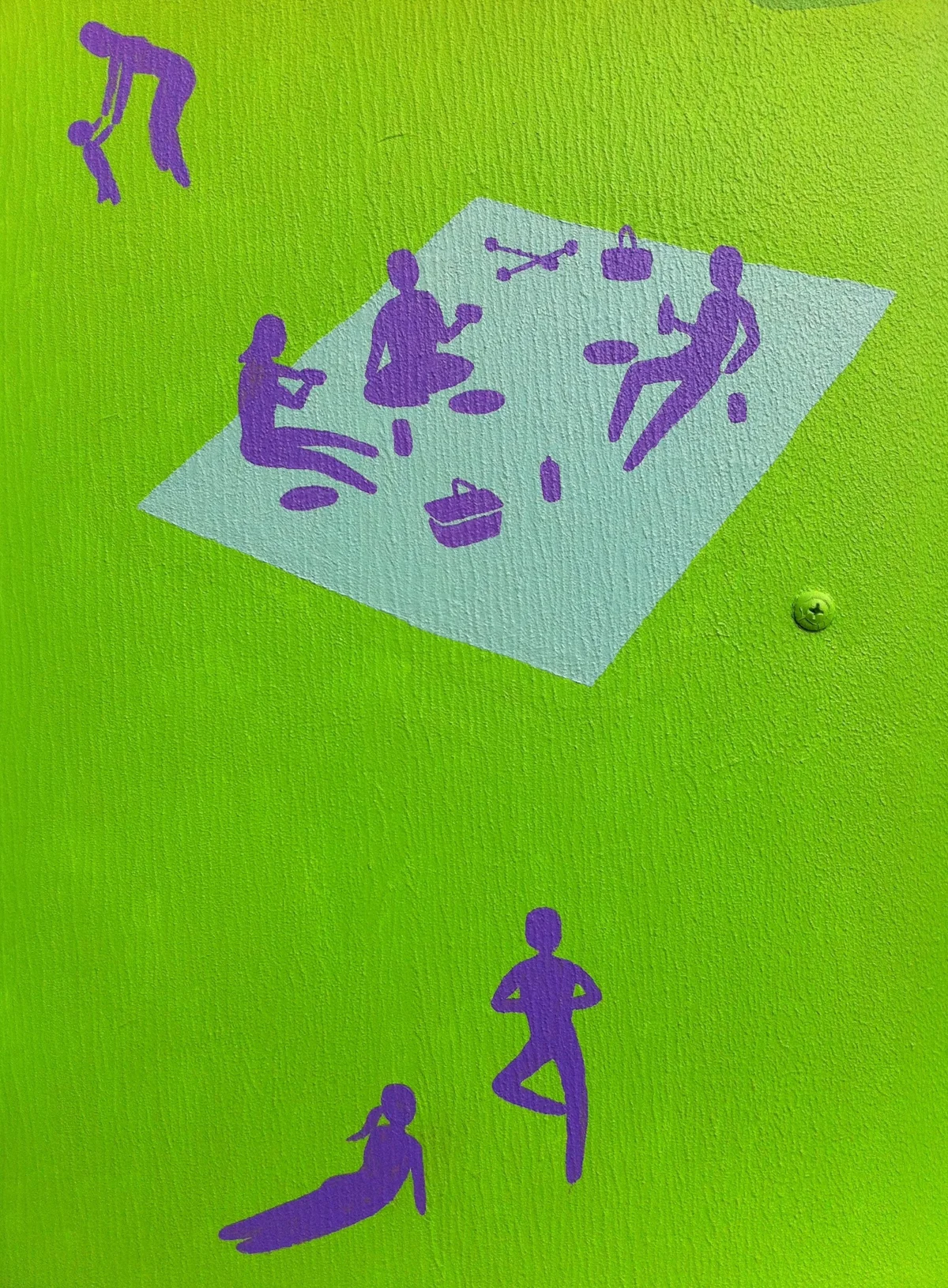 People enjoying an afternoon at the park.