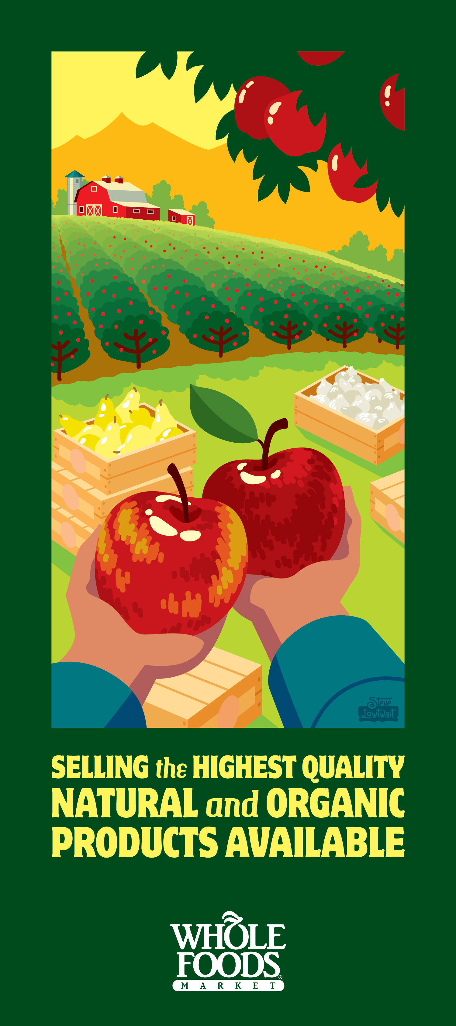 Whole Foods core value: Selling the highest quality natural and organic products available.
