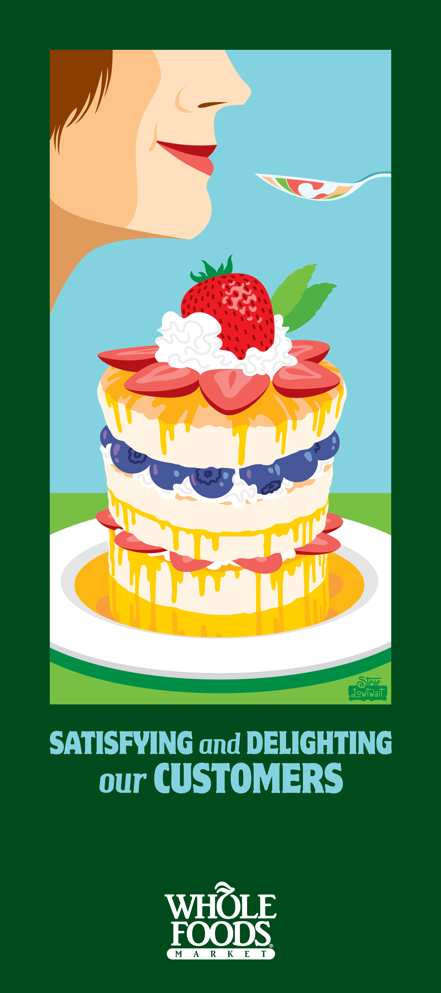 Whole Foods core value: Satisfying and delighting our customers.