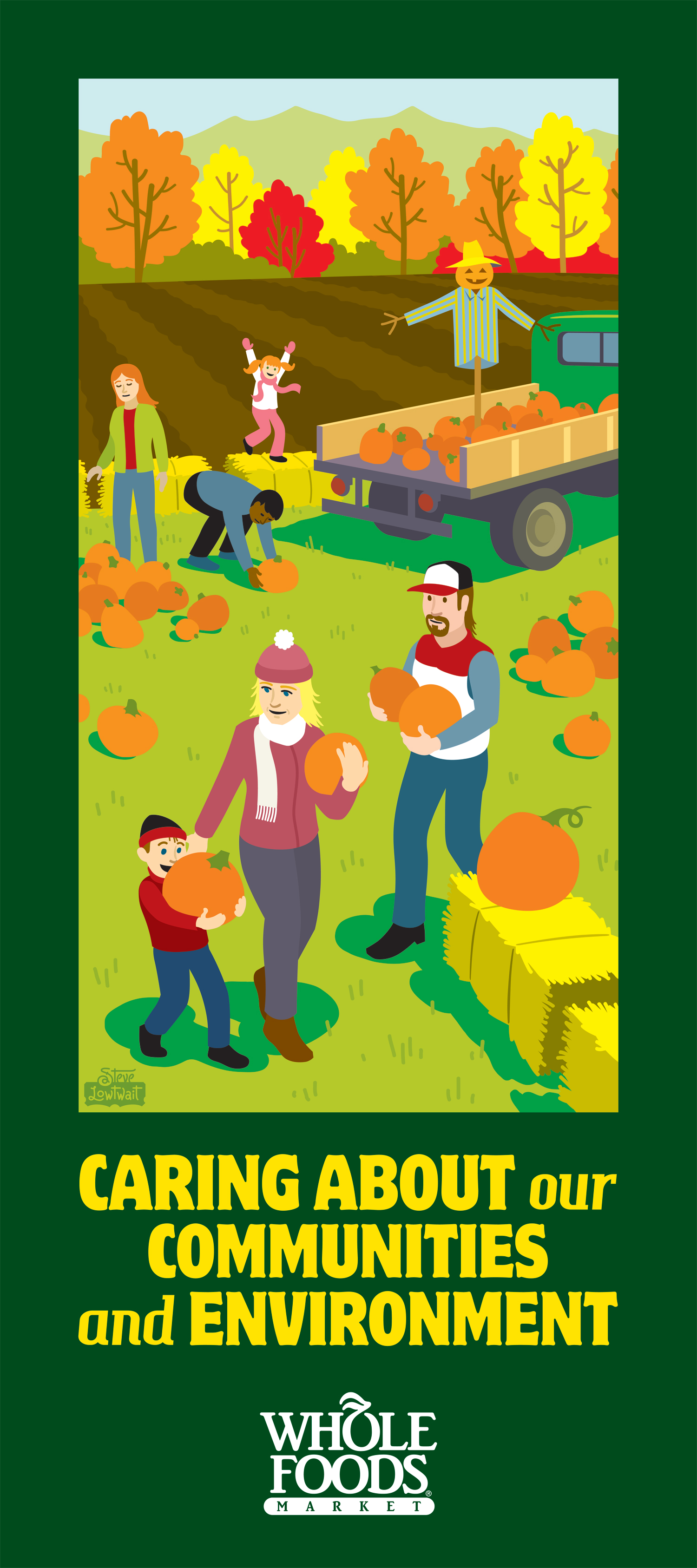 Whole Foods core value: Caring about our communities and environment.