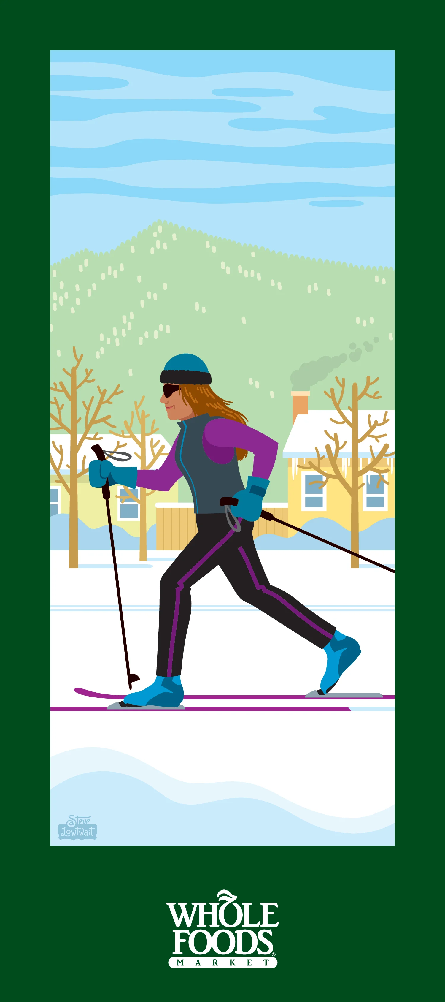 Boulder scene: Cross country skiing at North Boulder Park.
