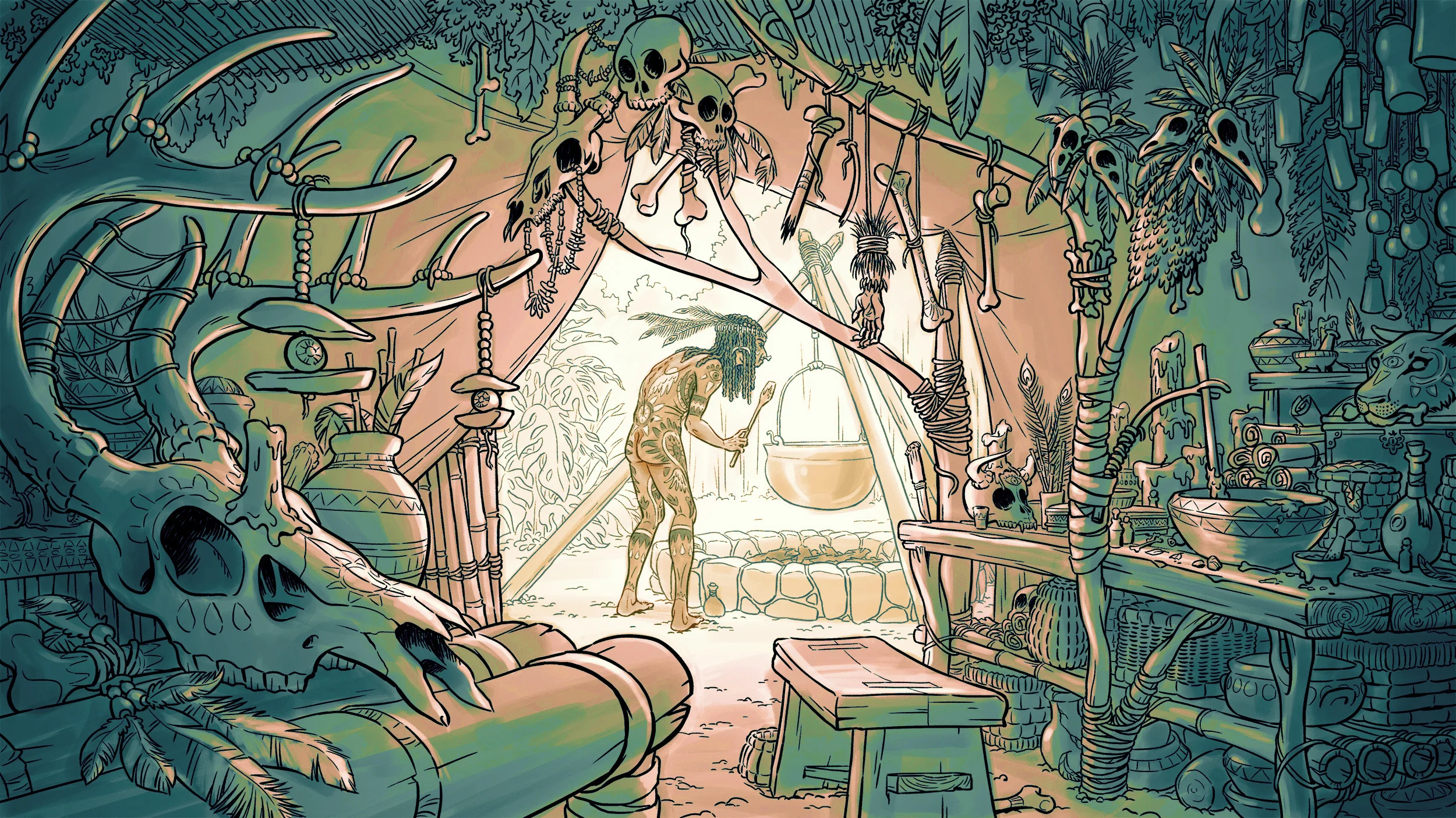 New Art: Witch Doctor's Laboratory