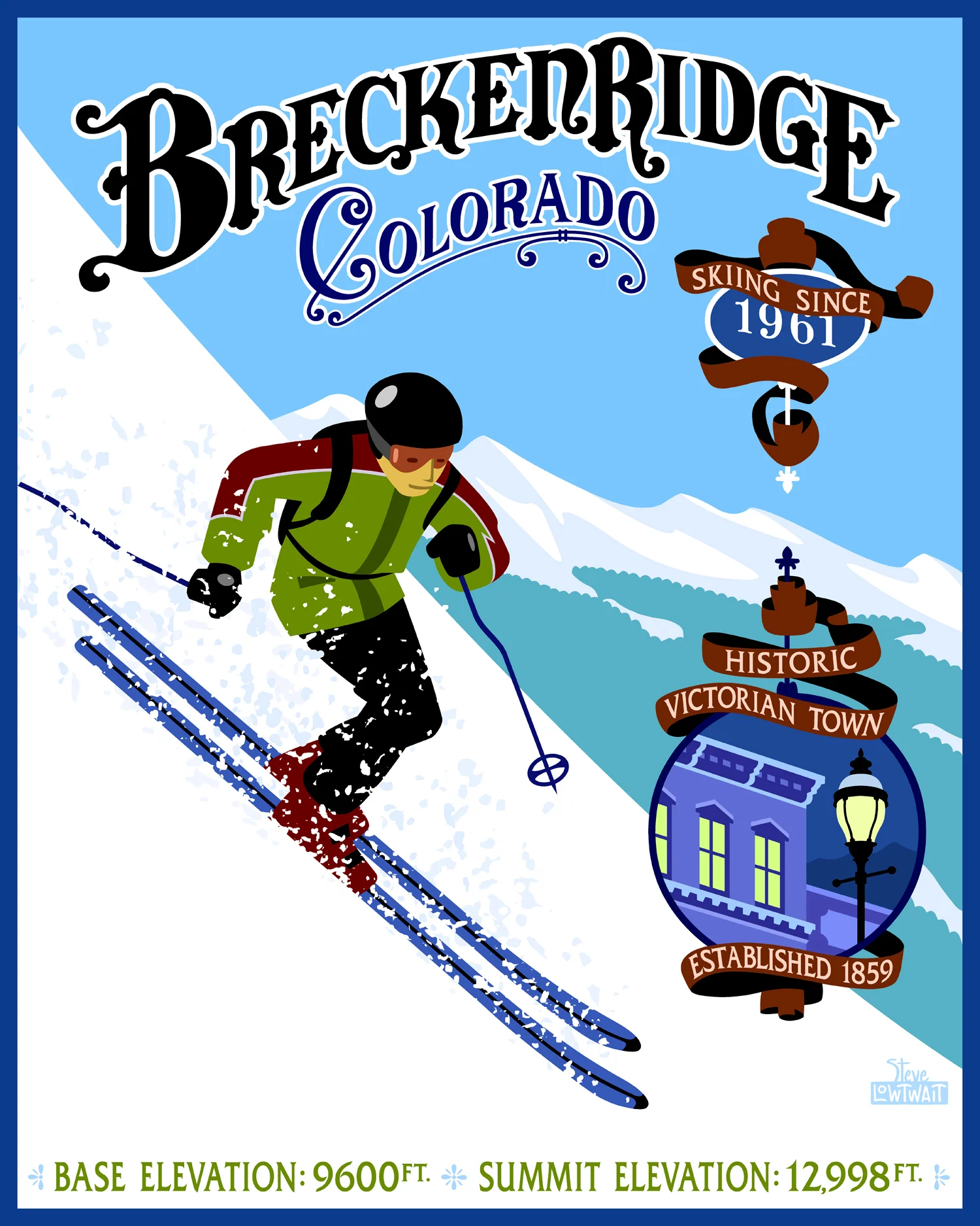 Breckenridge ski poster