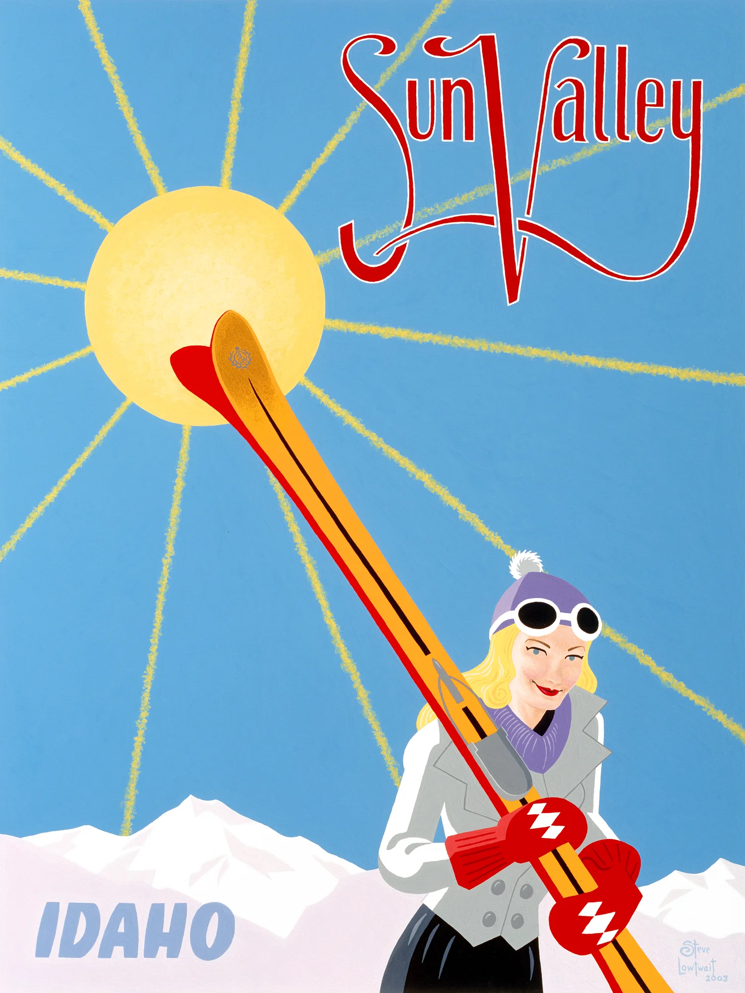Sun Valley ski poster