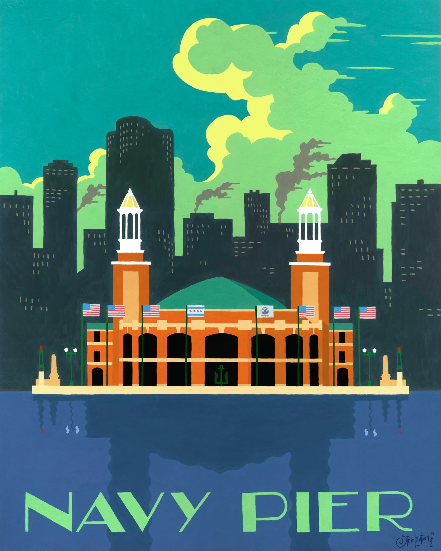 Navy Pier Chicago poster