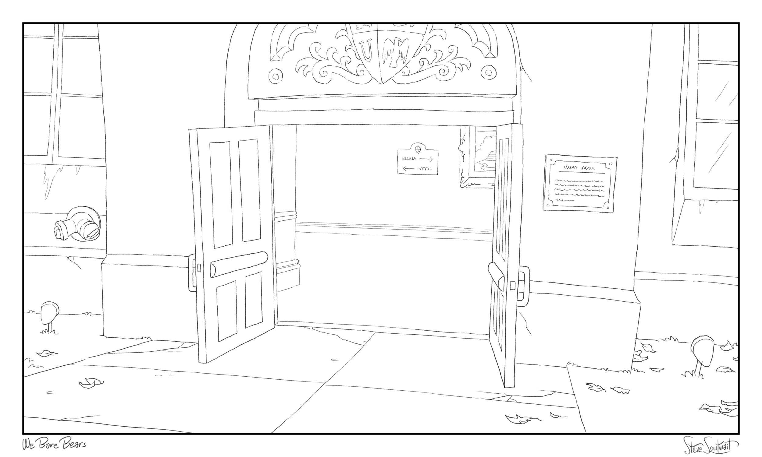 Auditorium entry.