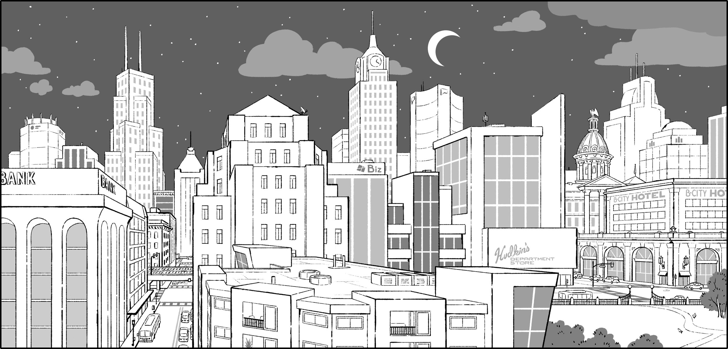 Big city greens backgrounds