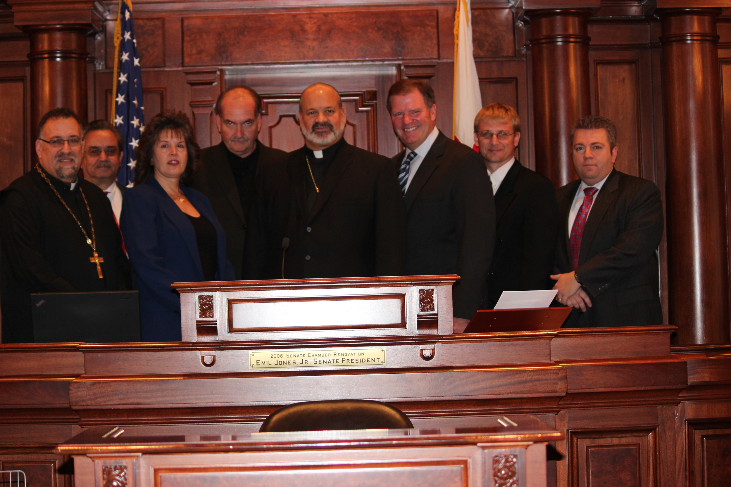 His Grace Meets with Illinois State Senate and Governor — Metropolis of