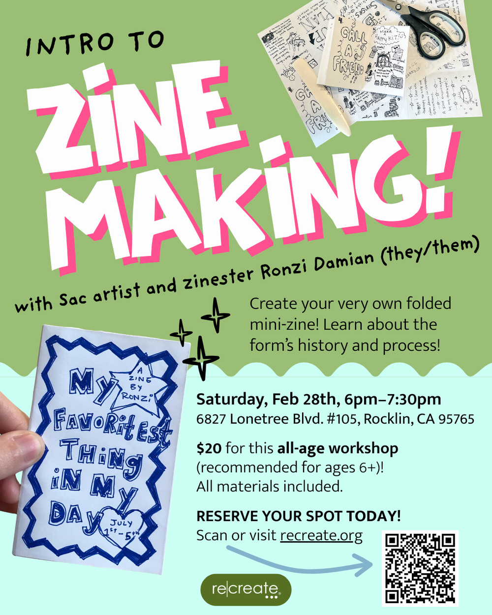 Classes & Community Events — ReCreate