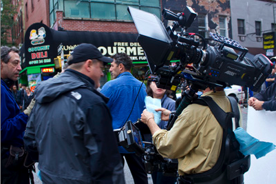 Arri Alexa on Law and Order: SVU set. Photo by Daniel P. Fleming