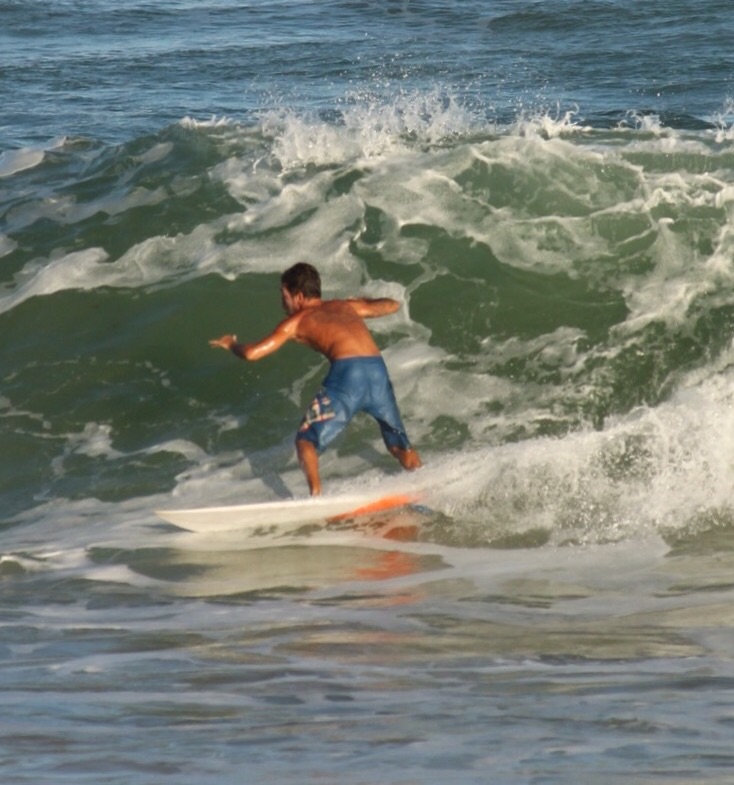 Not me surfing (obviously!)