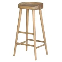 Weathered Oak Farmhouse Stool