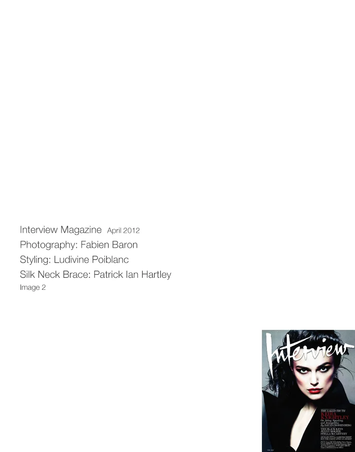 Interview Magazine April 2012