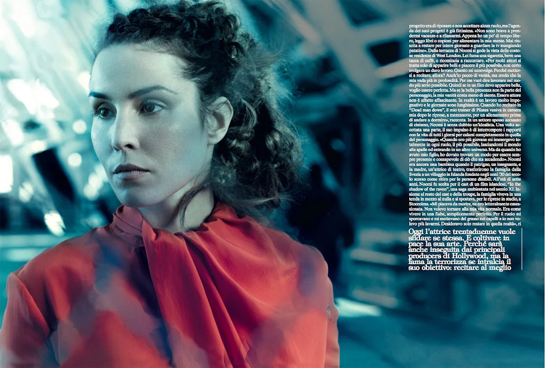 Vogue Italia Dec 2012 with Noomi Rapace