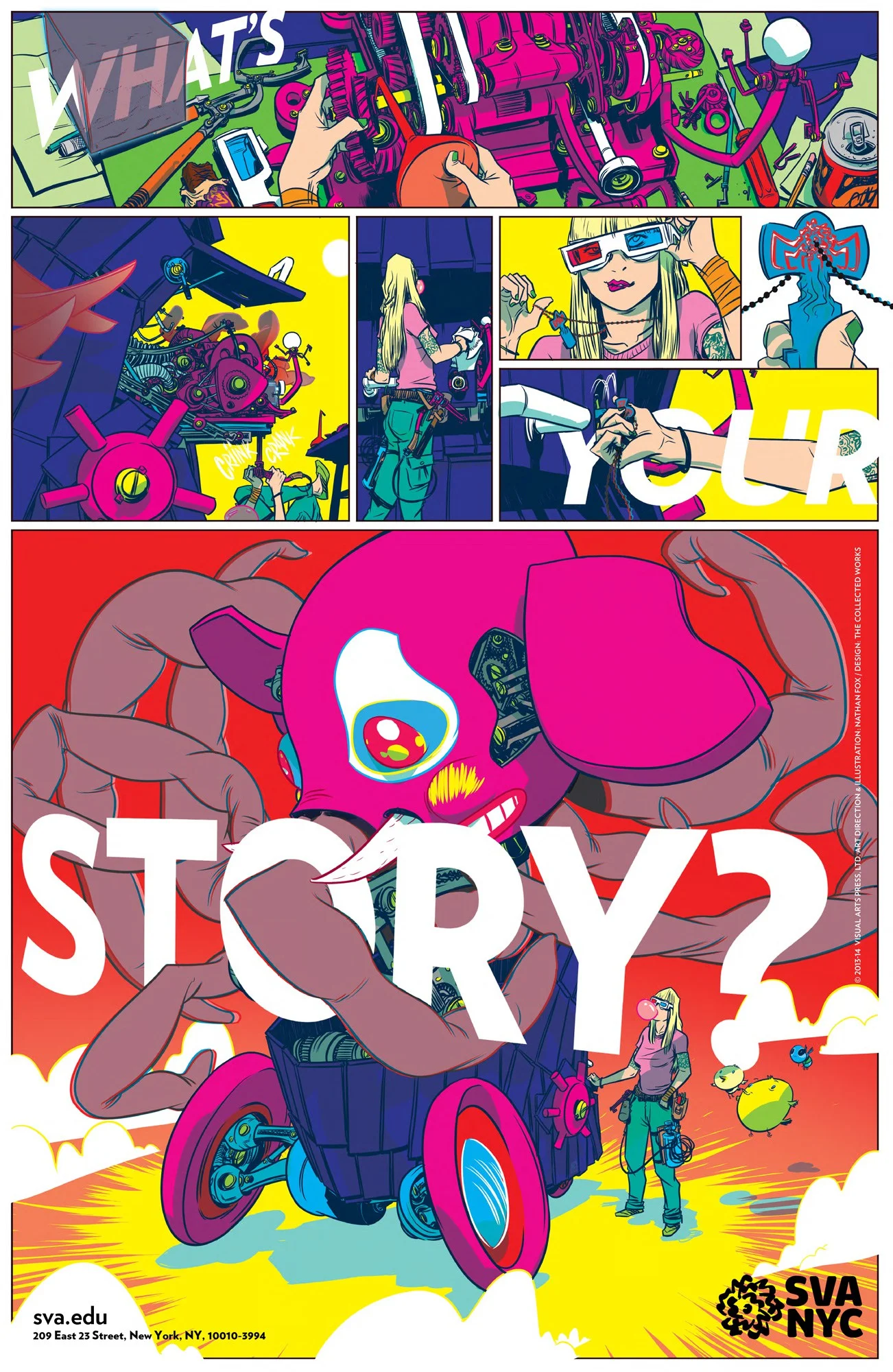 Nathan Fox / Subway poster for SVA