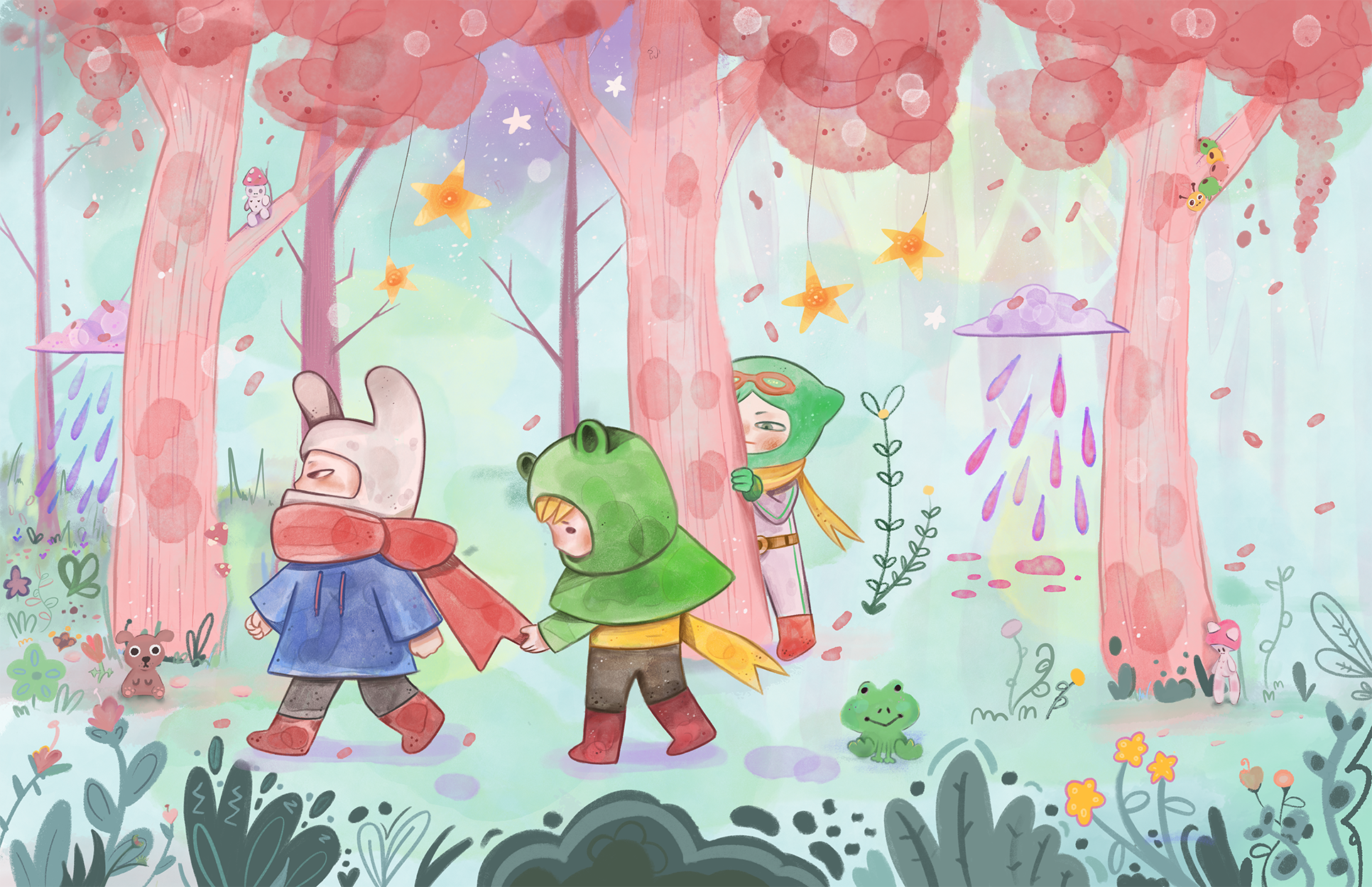  YeonGyu Kang, ‘24, and Gabby Weaver, ‘24 collaboration / junior illustration 