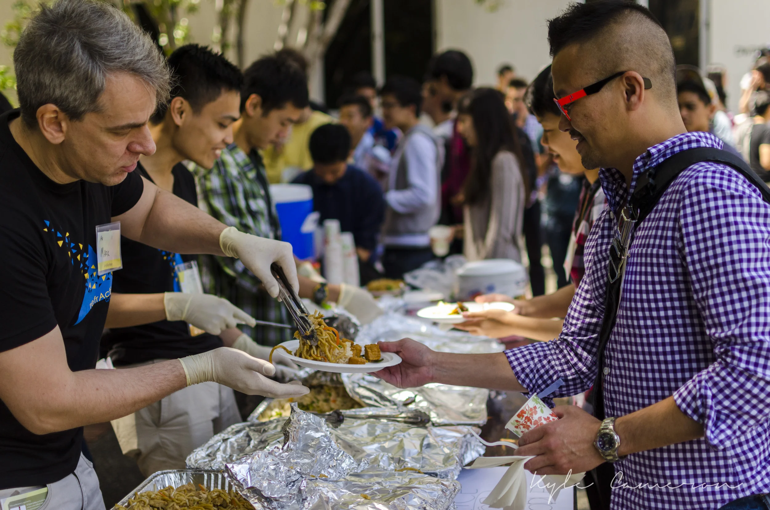 Lunch Line at QACON